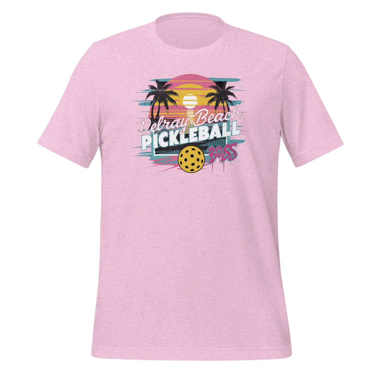 Delray Beach Pickleball Boss Tee - Retro Style