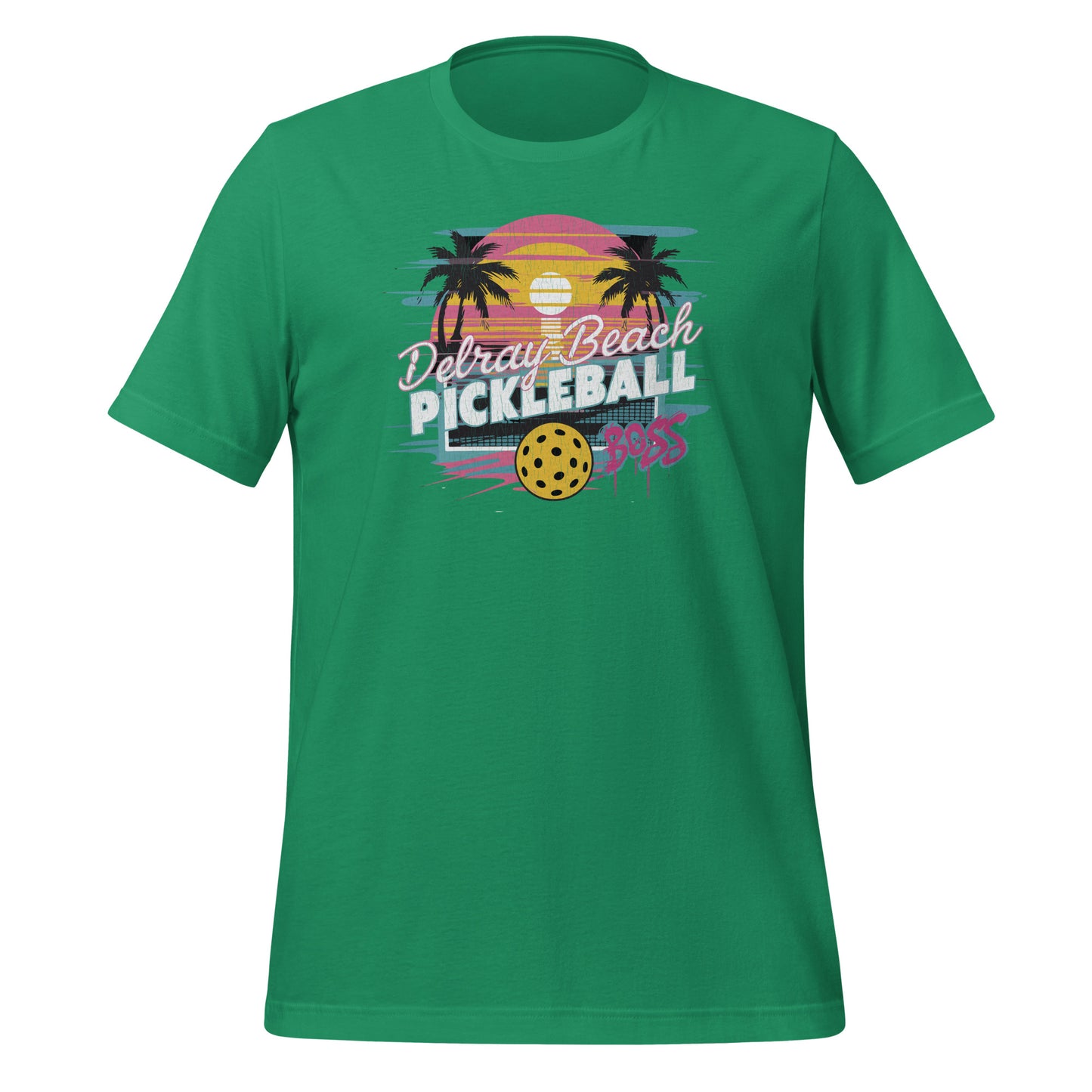 Delray Beach Pickleball Boss Tee - Retro Style