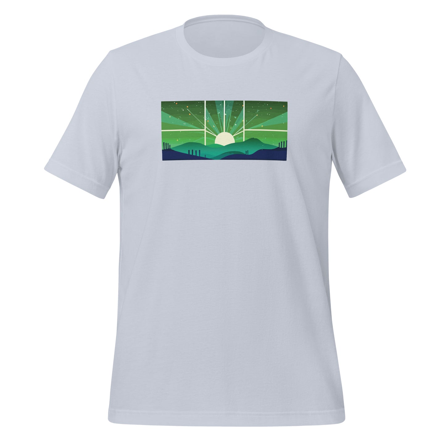 Cosmic Rays Pickleball Tee - Dawn of the Court