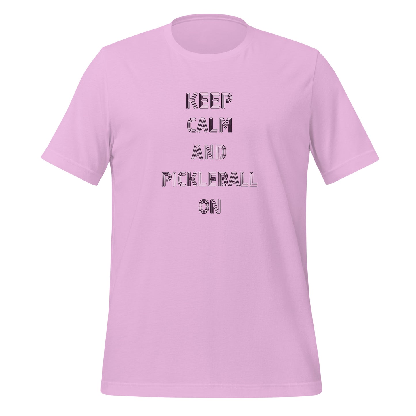 Keep Calm and Pickleball On Unisex t-shirt