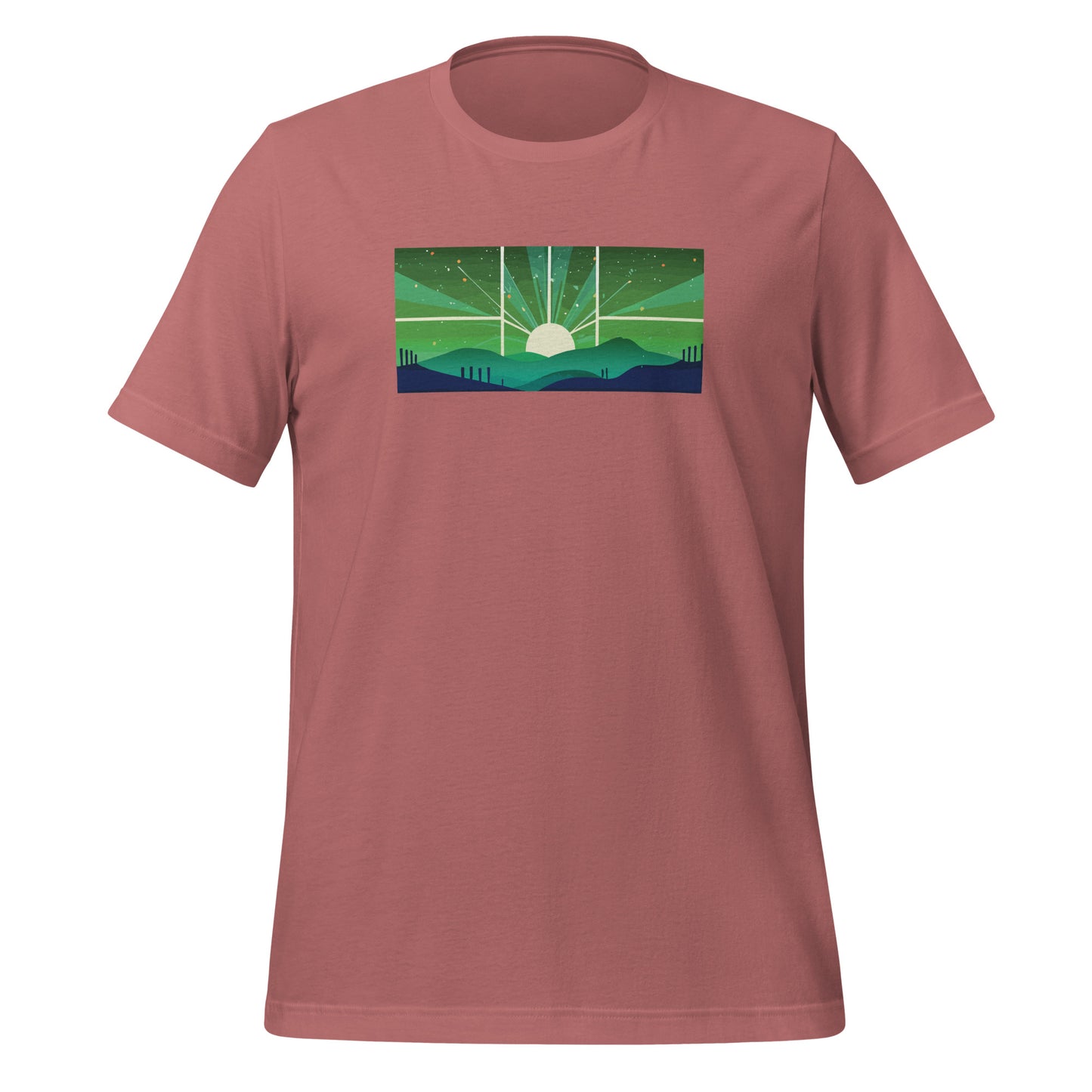 Cosmic Rays Pickleball Tee - Dawn of the Court