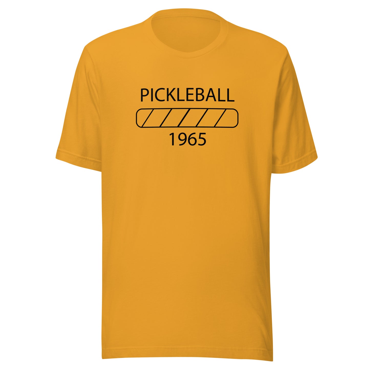 Pickleball 1965 Black Classic Pickleball Unisex t-shirt