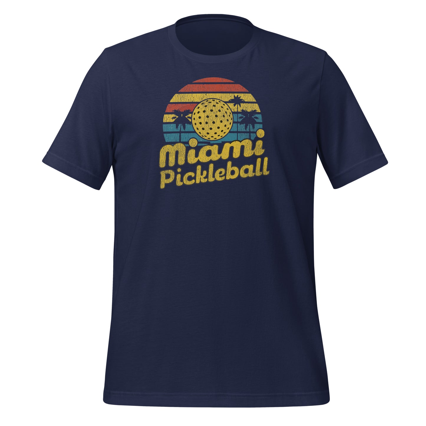 Miami Pickleball Retro Unisex t-shirt