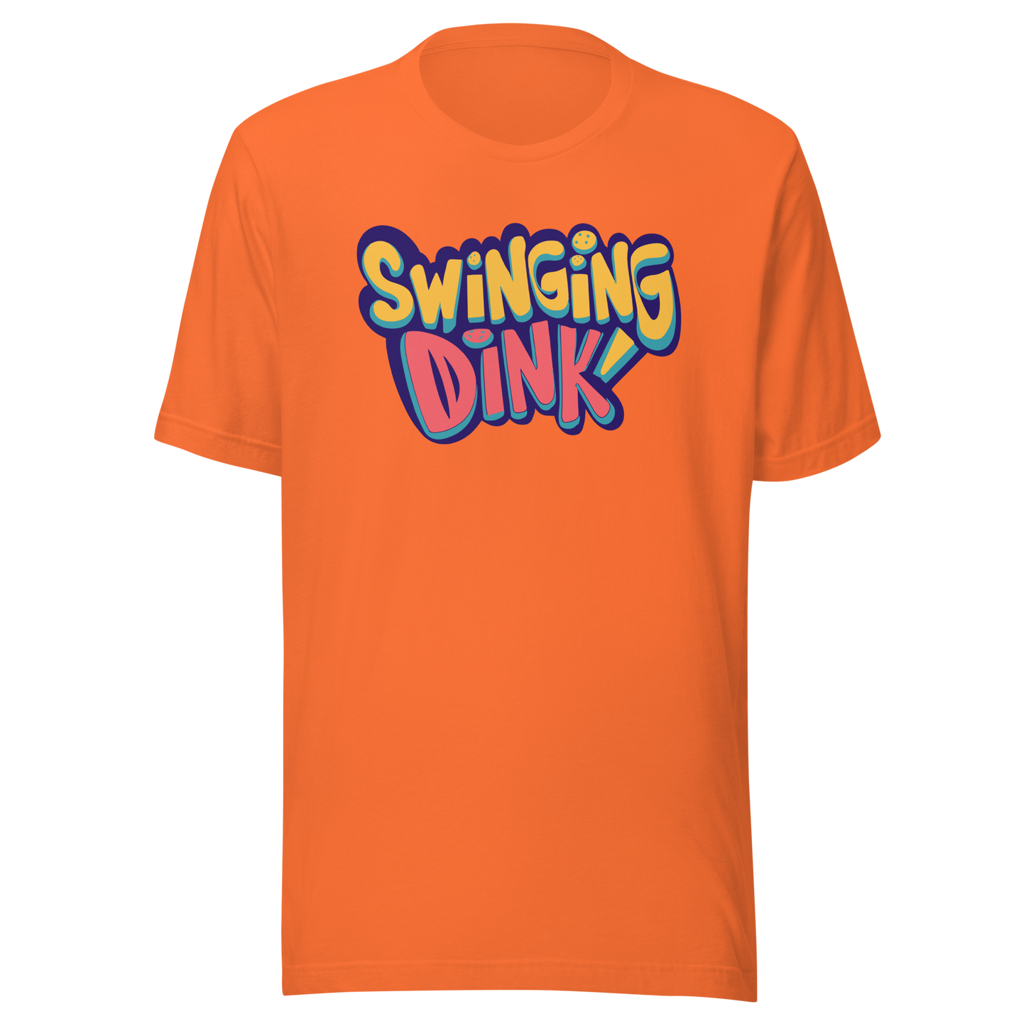 Pickleball Swining Dink Unisex t-shirt