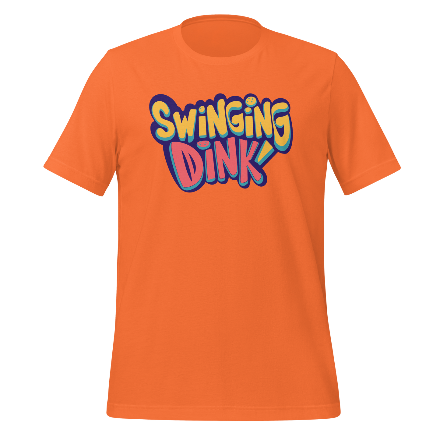 Pickleball Swining Dink Unisex t-shirt