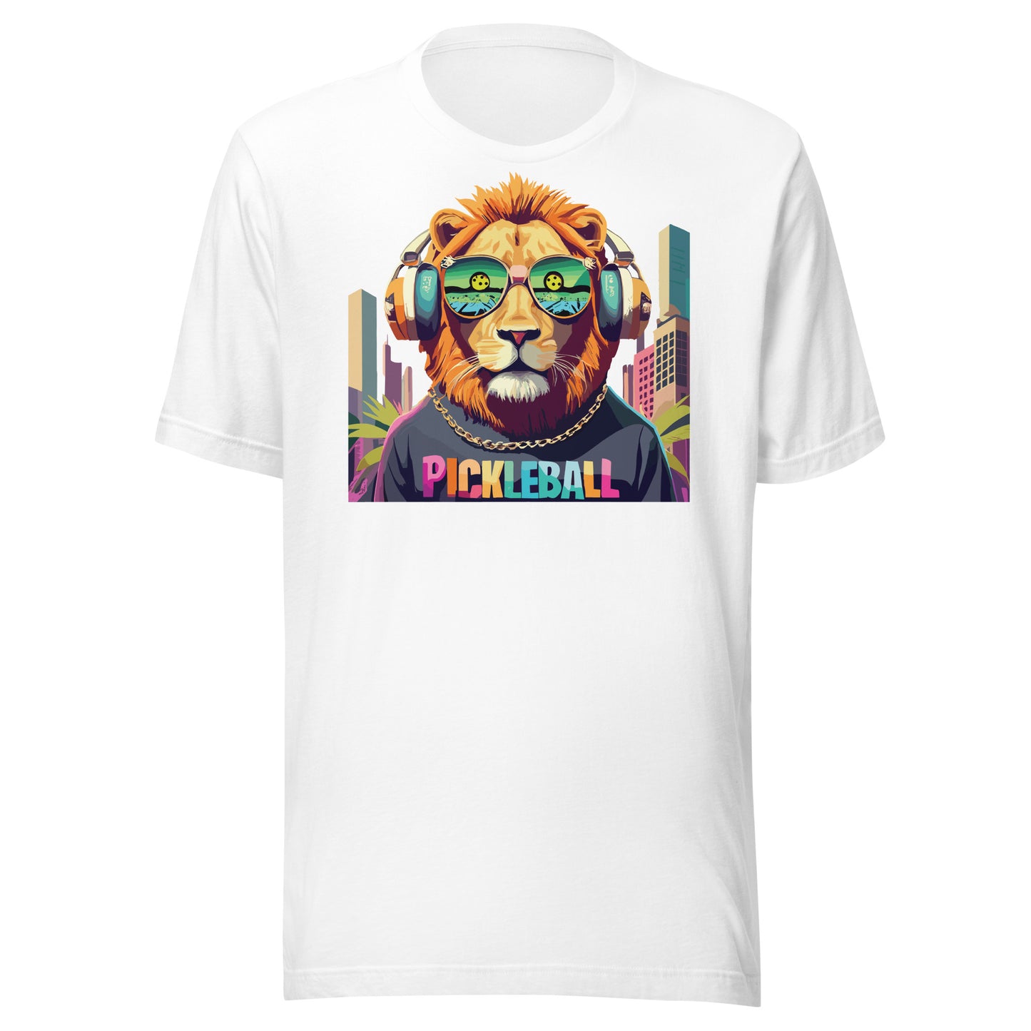 Pickleball Lion Life Fun Pickleball Unisex t-shirt