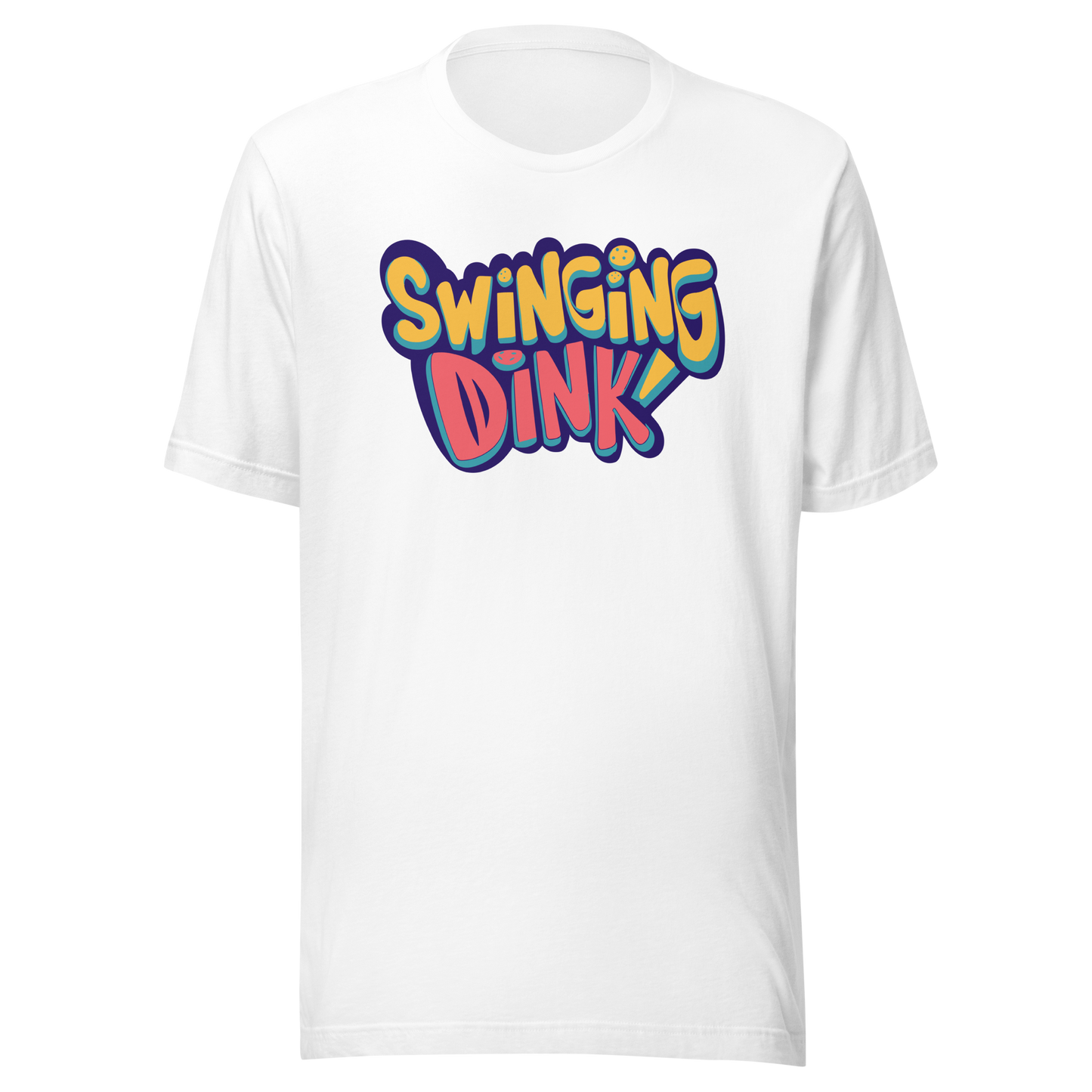 Pickleball Swining Dink Unisex t-shirt