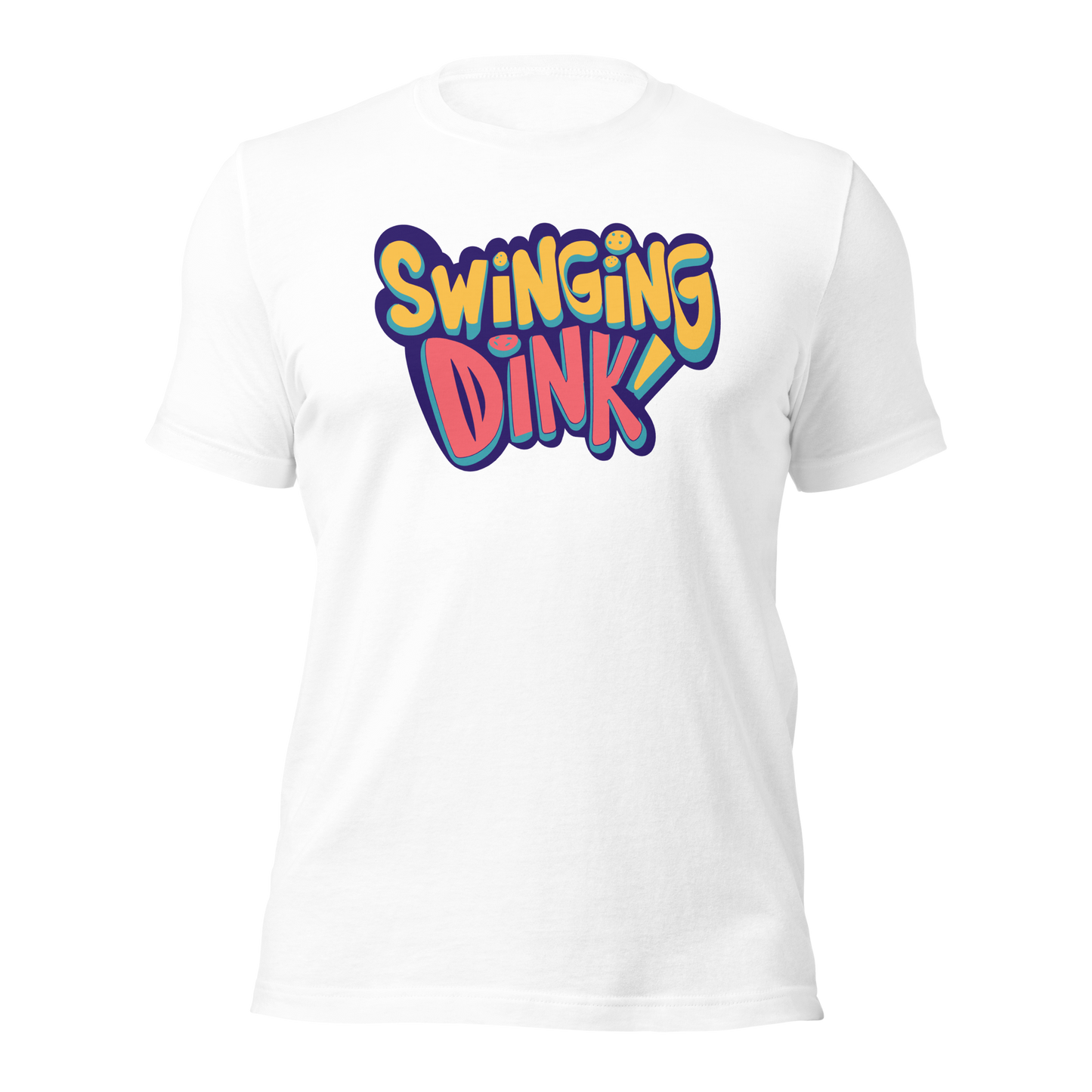 Pickleball Swining Dink Unisex t-shirt