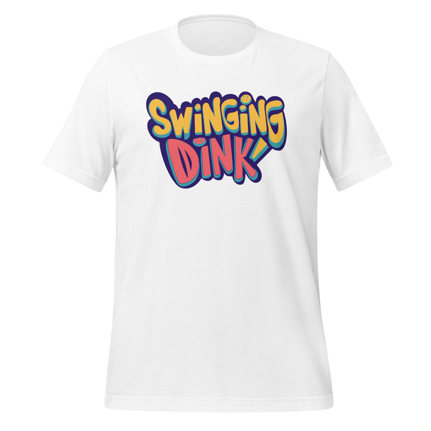 Pickleball Swining Dink Unisex t-shirt