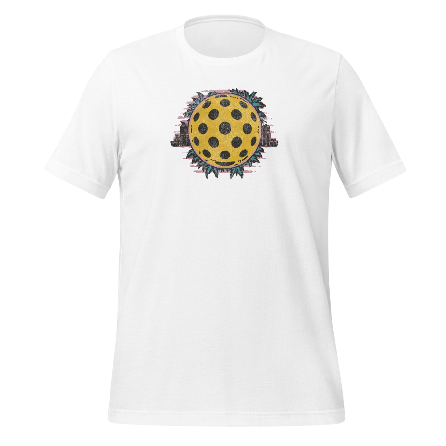 Retro Splash Pickleball Tee - Vintage Vibes