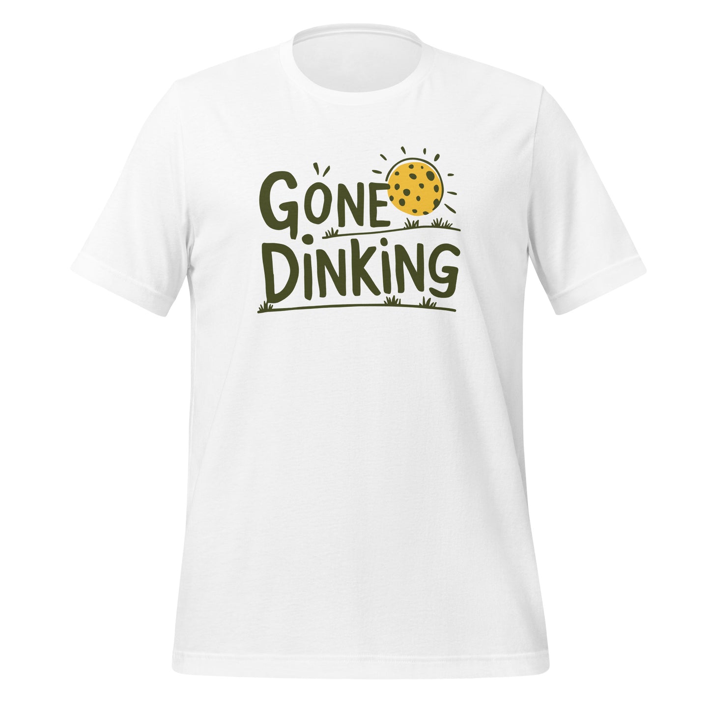 Gone Dinking Sunny Funny Pickleball Tee