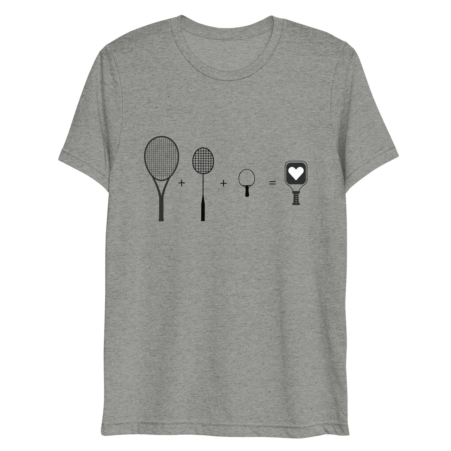 Pickleball Paddle Math Tri-blend Performance t-shirt