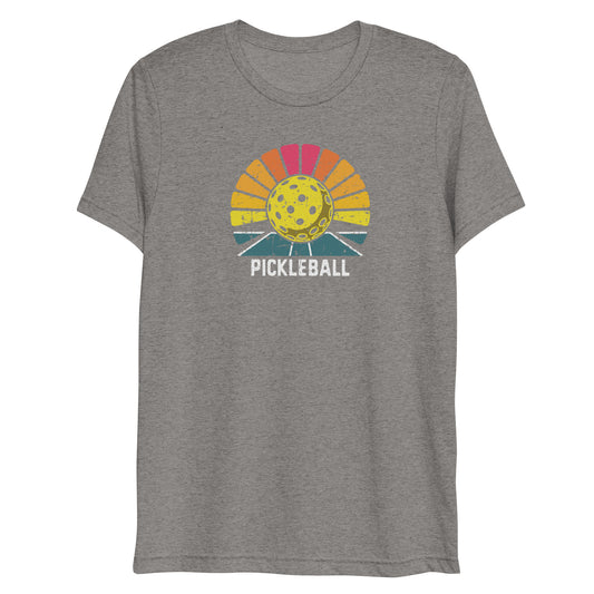 Pickleball Retro Style Tri-blend Performance t-shirt