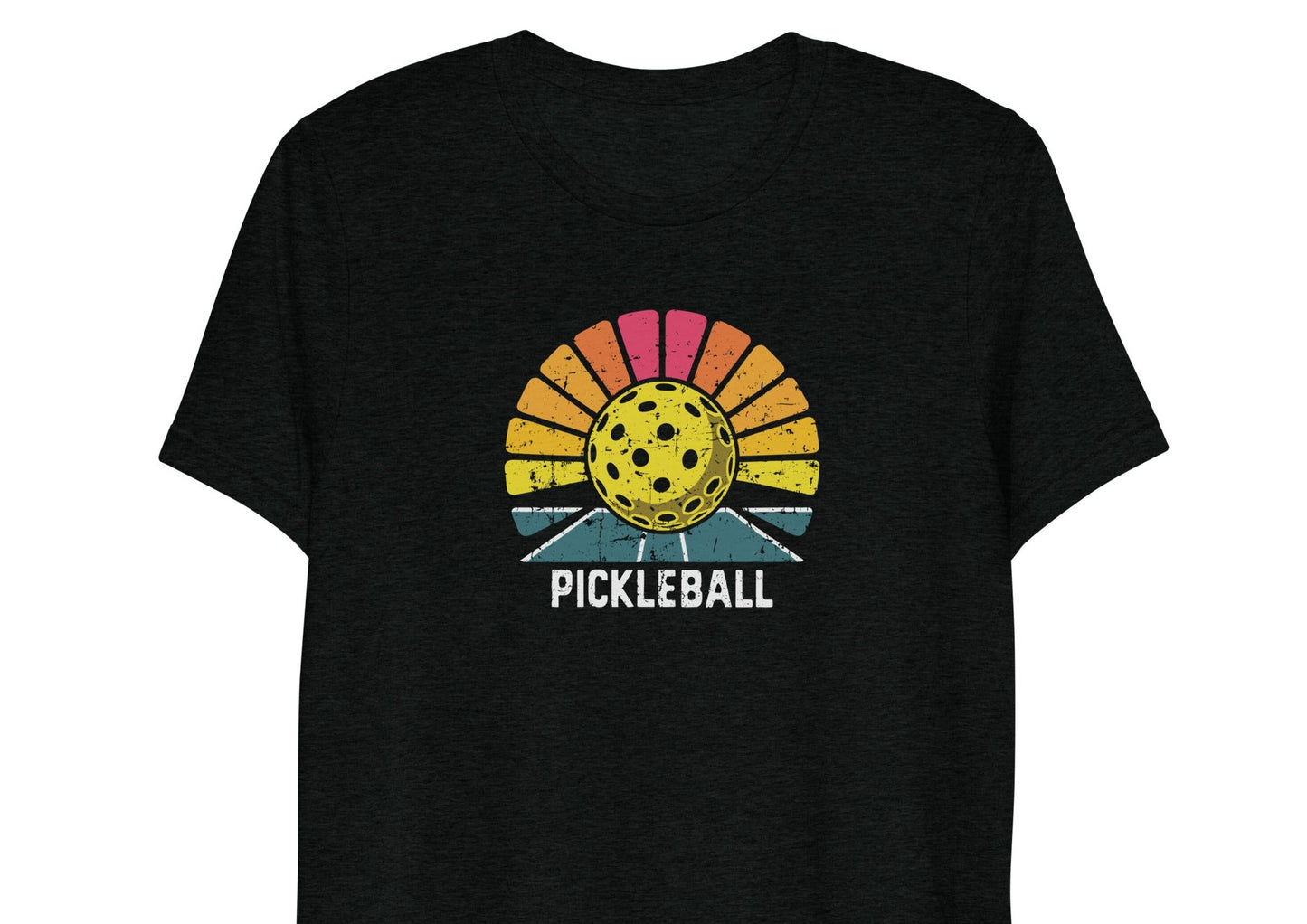 Pickleball Retro Style Tri-blend Performance t-shirt