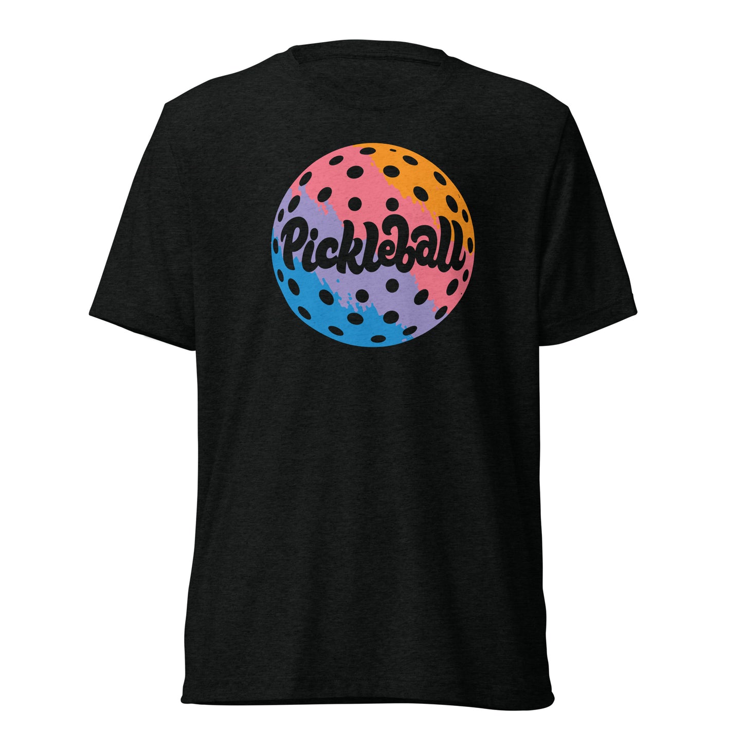 Sunset Splash Pickleball Tri-Blend Performance Short sleeve t-shirt