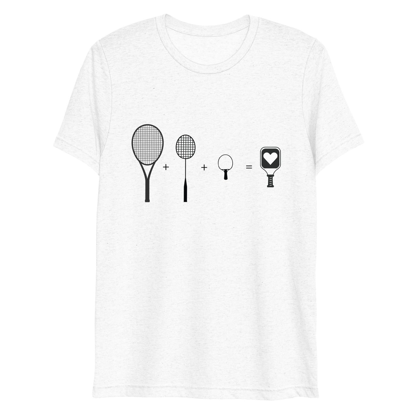 Pickleball Paddle Math Tri-blend Performance t-shirt