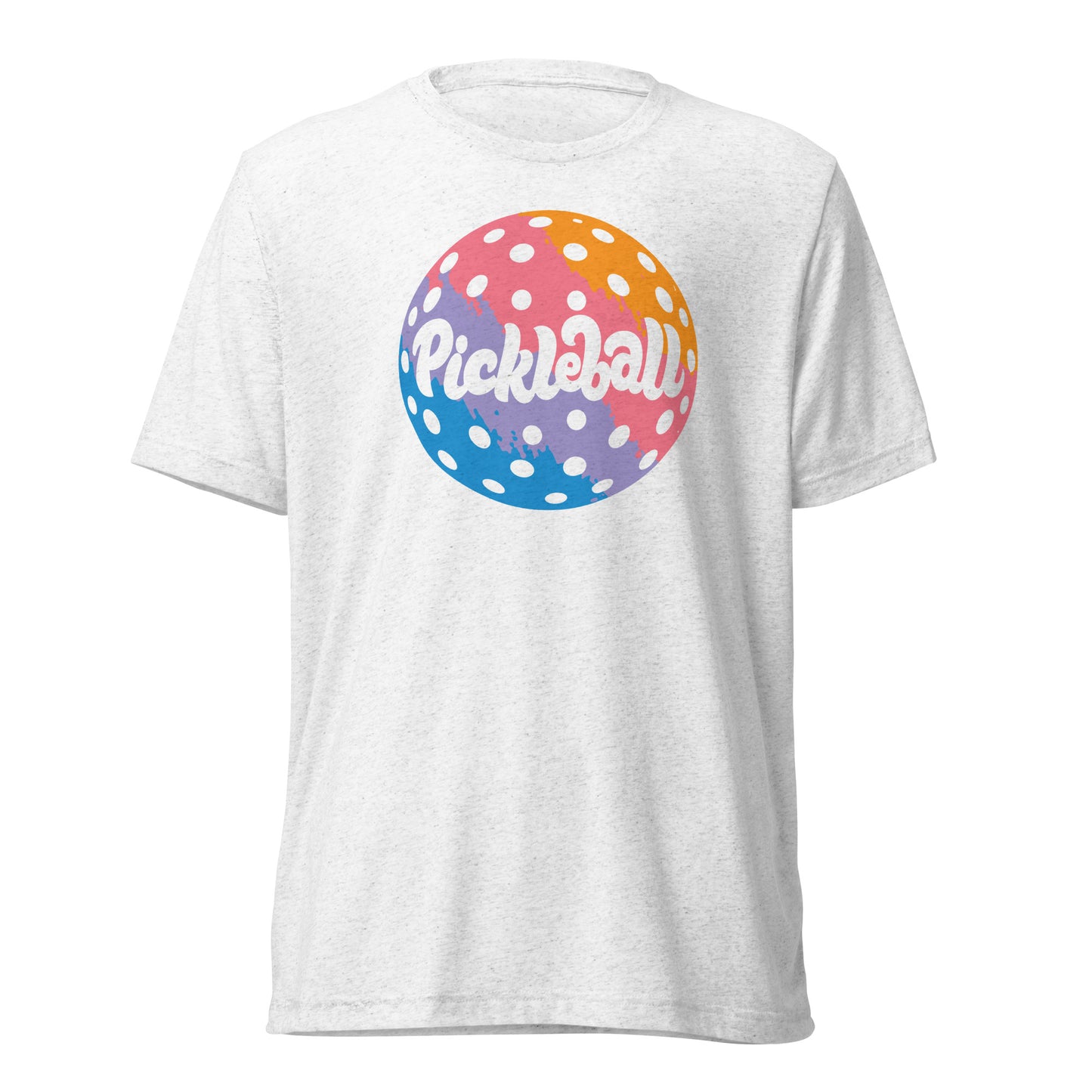 Sunset Splash Pickleball Tri-Blend Performance Short sleeve t-shirt