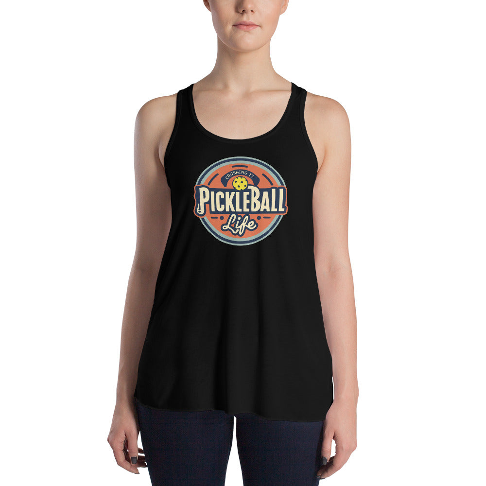 Pickleball Life Women's Flowy Racerback Tank