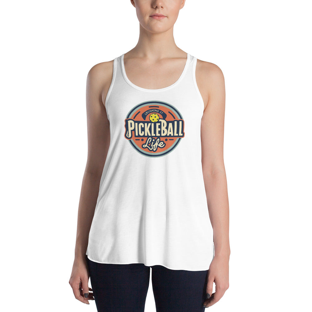 Pickleball Life Women's Flowy Racerback Tank